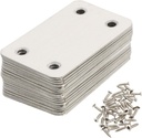 60 Pcs Corner Code Stainless Steel Corner Bracket Corner Shelf Holder Corner Angle Joint Bracket Corner Shelf Support Heavy Duty Corner Brace Corner Angle Bracket Corner Fitting