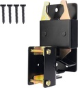 2 Way Lockable Gate Latch, Black Anti-Sag Farm Gate Latch, Two-Way Livestock Gate Latch Hardware for Farms, Ranches, Pet Cages, Fences, Stables
