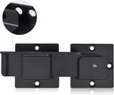 7.5" Flip Gate Latch Lock with Padlock Holes, 4Mm Heavy Duty Aluminum Alloy Door Latch for Outdoor Wooden Fence, Swing and Sliding Open Gate, Double Gate, Barn Door, Shed, Vinyl Fence, Yard