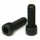 Socket Head Cap Screw, 1/4-28 X 7/8", Alloy Steel, Black Oxide, Hex Socket (Quantity: 100) Fine Thread, 1/4 Inch Hexagonal Allen Bolt, Length: 7/8 Inch, Full Thread