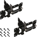 Stainless Steel Self-Closing or Non Self-Closing Pair of Hinges in White (AD1001W)