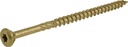 Power Pro 967781 Wood Screws, #10 X 3-1/2", Premium Outdoor Deck Screws, Rust Resistant, Epoxy Coated Bronze, 1000Pcs Box