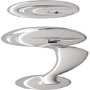 Schlage F58 PLY 625 Plymouth Exterior Handleset with Deadbolt, Bright Chrome (Exterior Half Only)