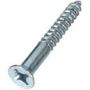 Hillman Wood Screws No. 8 X 1-1/2 " Phillips Flat Head Box 100