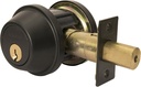 Master Lock DSCHDD10B Heavy Duty Double Cylinder, Grade 2 Commercial Deadbolt with Bump Stop, Oil Rubbed Bronze Finish