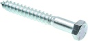 Prime-Line 9056277 Hex Lag Screws, 3/8 In. X 3 In., A307 Grade a Zinc Plated Steel (50 Pack)