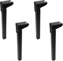 4Pcs Folding Table Legs, 12 Inch Heavy Duty Metal Furniture Legs Sofa Legs Foldable Coffee Table Legs, Replacement Legs for Bed Cabinet Wardrobe Couch, 300Mm