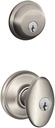 Schlage FB50NVSIE619 SN Siena Entry Combo Satin Nickel Portable Key Lock