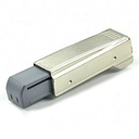 Blum 973A0500.01X10 973A Blumotion Straight Arm Full Overlay Hinge for Doors, Nickel Finish (Pack of 10)