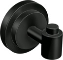 Moen DN0703BL Iso Collection Single Modern Robe Hook, Matte Black