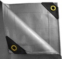 Heavy Duty Silver Tarp 6 OZ., 12'X20'
