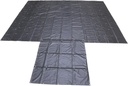 US Cargo Control Lightweight Lumber Tarp - 24 Feet X 18 Feet with 8 Foot Drop and Flap - Durable Protection for Your Flatbed Trailer Cargo - 14 Ounce Black Tarp for Flatbed