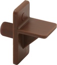 Prime-Line U 9255N 1/4 In., Brown Plastic, 1/2 In. Shelf Support Peg, 8 Count (Pack of 1)