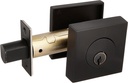 Emtek 8469 Flat Black Deadbolt Emtek 8469 Square B