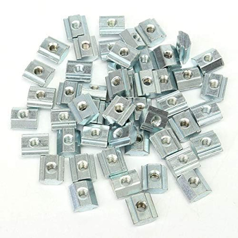 50Pcs M4 T Sliding Nut Block for 2020 Aluminum Profiles