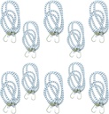 AB Tools-Toolzone 72" Heavy Duty Bungee Cords Fasteners Tie Downs Fastening Metal Hooks 10Pk