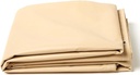 Tarps Now Heavy Duty Vinyl Tarp, (20' X 20') with Stainless Steel Grommets - Waterproof Multi Purpose Tarpaulin Canopy Sheet Cover for Indoor and Outdoor - Tan, 18 Oz, 20 Mil