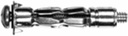 Hillman 3/16 In. Dia. X 3/16 Short In. L Plastic Pan Head Hollow Wall Anchors 50 Pk