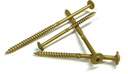 Big Timber CTX154 T-30#15 X 4" Construction Lag Screw Knurled Shank Type-17, Bronze, (400Per Pack)