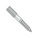5/16-18 X 5" Plain Center Hanger Bolts/Steel/Zinc (Carton: 250 Pcs)