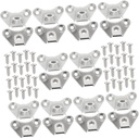 3 Sets Corner Connector Fixing Bracket Furniture Accessory Corner Brace Furniture Corner Bracket Zinc Alloy Corner Bracket Right Angle Bracket Fixing Tool Industrial Fastener