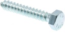 Prime-Line 9055591 Hex Lag Screws, 5/16 In. X 2 In., A307 Grade a Zinc Plated Steel (50 Pack)