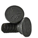 7/16 X 1-3/4" Plow Bolts Grade 5, 3 Head, Plain Steel (Quantity: 50) Coarse Thread, Fully Threaded, 7/16-14 X 1-3/4"