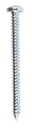 Hillman 8 In. X 2 In. L Phillips Pan Head Zinc-Plated Steel Sheet Metal Screws 100 1 Pk