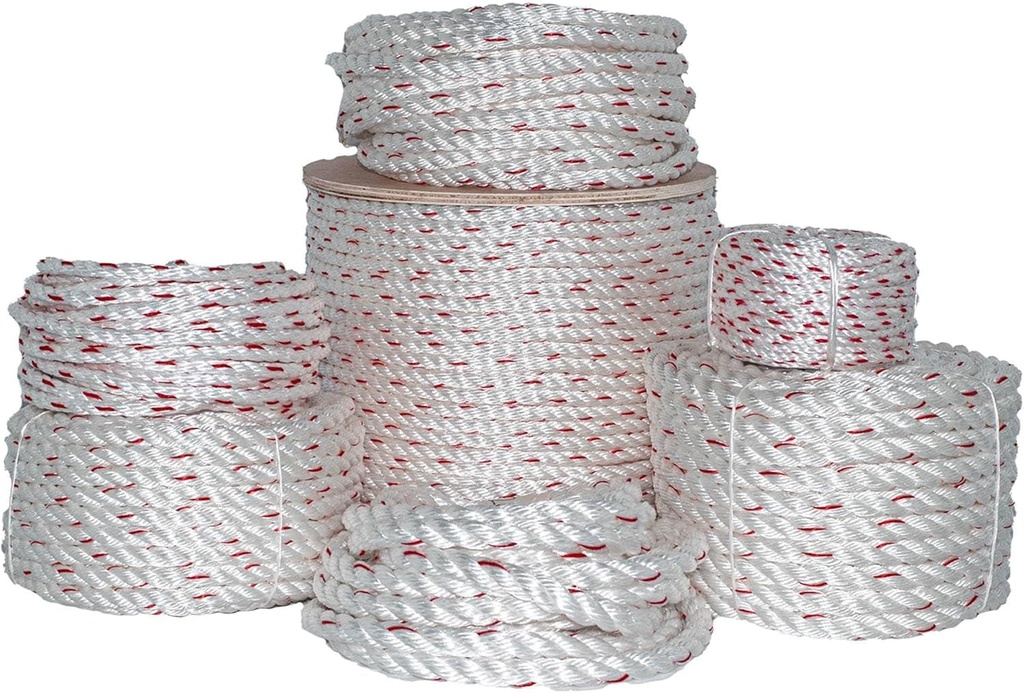 SGT KNOTS Twisted Poly Dacron Rope - Durable Marine & DIY Line