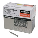 Simpson Strong-Tie #7 1-5/8In. 6-Lobe Trim-Head 305 Stainless Steel Wood Decking Screw (1 Lb. -Pack)