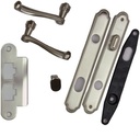 Andersen Whitmore Style (Single Active) Hinged Door Hardware Set in Satin Nickel