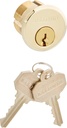 Baldwin 8322.003 Mortise Lock Cylinder 1-1/8" Diameter, Lifetime Brass