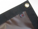 Tarp, Heavy Duty, Brown, Waterproof, 18 Oz. Vinyl W/ Reinforced Edges (4' X 4' Feet)