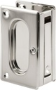 Prime-Line N 7363 3-3/4 In. Satin Nickel Pocket Door Passage Pull, Single Pack