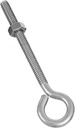 Eye Bolts, Stainless Steel, 1/4 X 4-In.