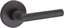 Baldwin PVTUBCRR112 Reserve Privacy Tube with Contemporary round Rose in Aged Bronze Finish