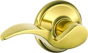 Schlage F10VAVA605 Avanti Passage Lock Lever, Bright Brass