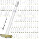 Drywall Anchor with Included Bolts for 1/4”-20, Heavy Duty Hollow Drywall Anchors for TV Mounting Kit, Stainless Steel Hollow Wall Anchors Holds up to 270Lbs Each in 1/2” Drywall, 100 Packs