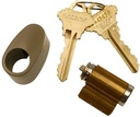 Andersen Hinged Exterior Keyed Lock in Stone Color 1988 to Present