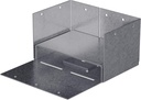 Simpson Strong Tie ABW46Z ZMAX Galvanized 12-Gauge 4X6 Adjustable Post Base 10-Per Box