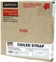 4 Pack Simpson Strong Tie CS22-R 22-Gauge Coiled Strap 1-1/4" X 25'
