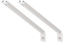 Closetmaid 56606 12-Inch Support Brackets for Wire Shelving, 2-Pack,White