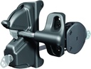 National Hardware N346-202 Lokklatch Deluxe Gate Latch, 5-7/8", Heavy Duty, Stainless Steel Components, Black