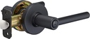 Amazon Basics Contemporary Madison Door Lever - Privacy - Matte Black,Pack of 6, 6 Count Total