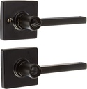 SCHLAGE Lock Company J40SOL622COL Solstice Lever, Matte Black