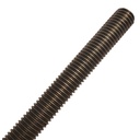 Grade 55 Coarse Fully Threaded Rod, Plain Finish, 1-1/4" -7 Thread Size, 36" Length, Right Hand Threads