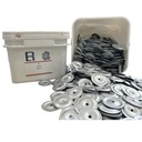 ERS 2" (1,000Pc) Non-Barbed Seam Plates, Seam Plates for Commercial Roofing All Needs - Durable Material