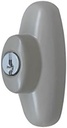 Andersentribeca Style Exterior Keyed Lock with Keys Left Hand in Stone