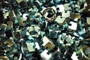 (15) Slotted Hex Castle Nuts 1"-14 Fine Thread Zinc Plated 1-14