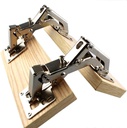 170 Degree Hinges Frameless Cabinet Soft Close Full Overlay Hidden Door Hinge (4 Pack)